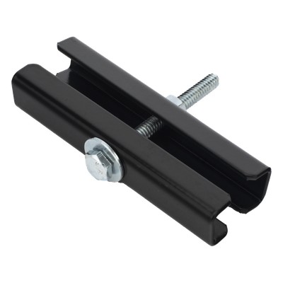 Coples para Escalera Tubular de 1.5" de Peralte y 12" de Ancho, Acabado con Pintura Epóxica Color Negro, Ideales para la Unión de Tramos de Escalera Tubular, Se Requieren 2 Coples por Cada Unión