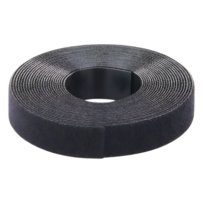 Rollo de Cinta de Contacto, de 15 Pies (4.5m) de Largo, 19.1 mm de Ancho, Color Negro - Imagen 4