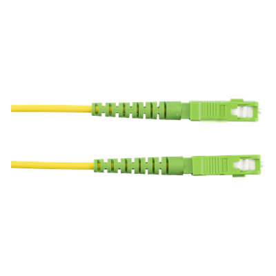 Jumper de Fibra Optica Monomodo 9/125 OS2, SC/APC-SC/APC Simplex, OFNR (Riser), Color Amarillo, 1 Metro (3.28 Pies) - Imagen 3