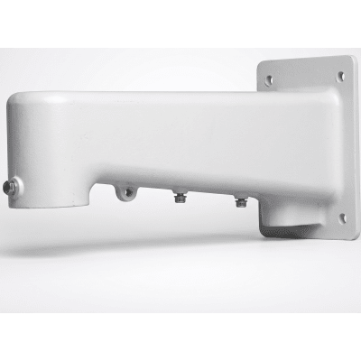 Montaje de Pared para Cámara Bala Serie 35 / Aluminio Blanco Hueso / Rosca 1-1/2" NPT Hembra / Interior y Exterior / Bajo Perfil