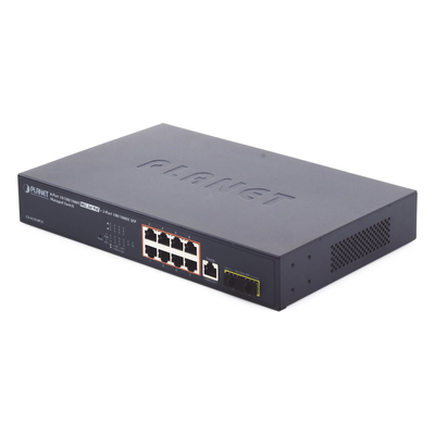 Switch Administrable Capa 2, 8 Puertos PoE 802.3af/at Gigabit, 140 W Max, 2 Puertos SFP, Modo Extendido Hasta 250 m, Soporta Administración en Nube CloudNMS ( HW Rev. 3.0 en Adelante). - Imagen 4