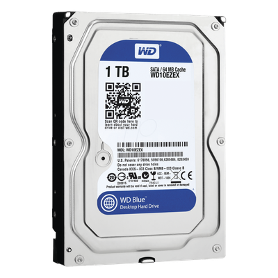 Disco duro Blue de 1 TB / 7200 RPM / Recomendado para PC / Uso 8-5 / 1 Años de Garantia
