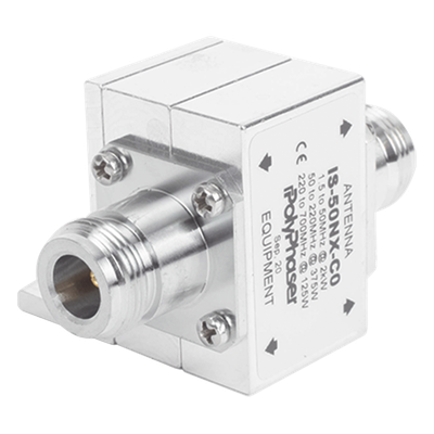 Protector Coaxial RF / 1.5-700 MHz / 50 Ω / Conectores N Hembra / Ceja Lateral / 2 kW