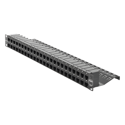 Patch Panel UTP Z-MAX de 48 Puertos, Precargado con Jacks Categoría 6, Plano, 1UR - Imagen 4
