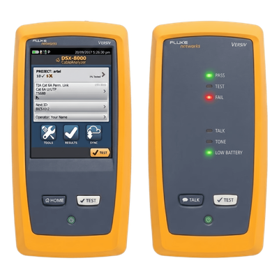 Certificador DSX-8000 para Cable de Cobre Cat5e, Cat6, Cat6A y Cat8, Precisión de Nivel VI/2G (2 GHz), Con WiFi Integrado y Pantalla LCD de 5.7 Pulgadas (14.48 cm), Versión Internacional - Imagen 3