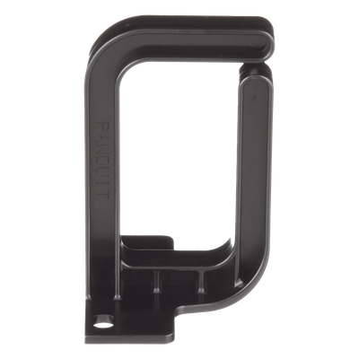 Anillo Tipo D Vertical, Para Gabinetes de Telecomunicaciones, 1 UR, Color Negro