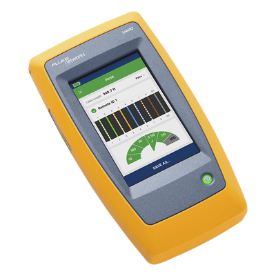 Kit Avanzado de Calificador de Red LinkIQ, Para Verificar Rendimiento de Cableado Hasta 10Gbps Basado en Frecuencia, con Pantalla Multitáctil a Color - Imagen 3