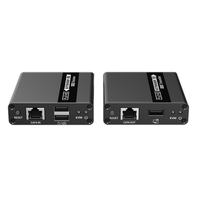 Kit extensor KVM (HDMI y USB) | 40m a 4k@30Hz | 70m a 1080P@60Hz | Cat 6, 6a y 7 | CERO LATENCIA | HDR | Salida Loop | Salida de audio de 3.5mm | - Imagen 6