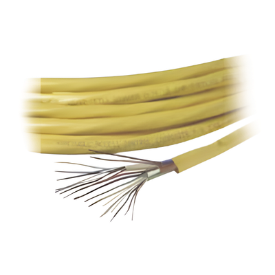 Carrete de Cable de 305 Metros (1000 Pies) / Color Amarillo / Compuesto por 6x22 AWG blindado, 4x18 AWG, 4x22 AWG, y 2x22 AWG / Para Aplicaciones en Control de Acceso - Imagen 3