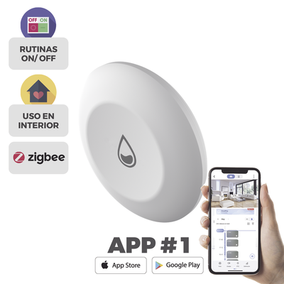 Sensor _Inteligente para Detectar Fuga de Agua Inalámbrico / Requiere el Hub CS-A3 / Se Vincula Mediante Zigbee - Imagen 3