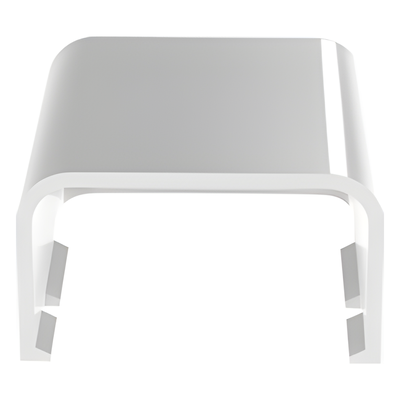 Tapa Final, para uso con canaleta LD10, material ABS, Color Blanco - Imagen 3