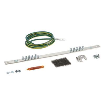 Kit de Puesta a Tierra con Jumper 6 AWG RGREJ696Y y Barra de Conexiones de 20 Orificios RGRB19U, para Rack de 19in - Imagen 3