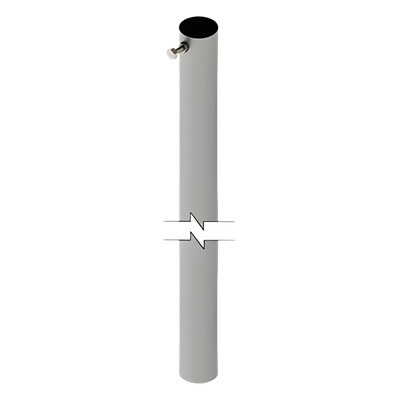 Mástil de 3 metros, 1-1/4" Diam. (Requiere accesorios de Instalación).