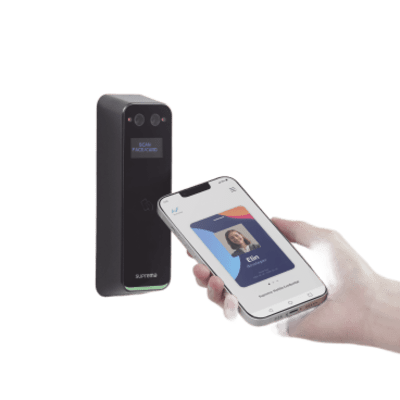 Lector Biométrico Facial (compatible solo con BIOSTARAIR) / lector de tarjetas Prox EM, mifare, Tarjetas Virtuales por Bluetooth / con protección IP67, IK08 - Imagen 5