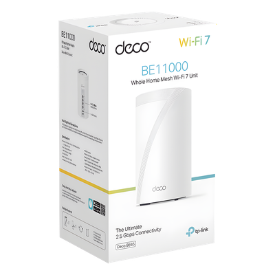 Router Inalámbrico MESH Interior para Hogar / Triple Banda Wi-Fi 7 BE9300 Mbps / 2 Puerto 2.5 Gigabit WAN/LAN / 4 Antenas Internas / Operación Multi-Link MLO / Administración Mediante la App Deco (iOS, Android) / HomeShield - Imagen 4