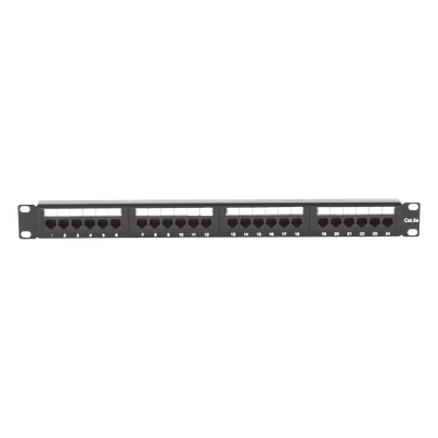 Panel de Parcheo de Impacto (110) UTP de 24 Puertos Cat5e, 19 Pulgadas con Barra para Organizar Cable - Imagen 3