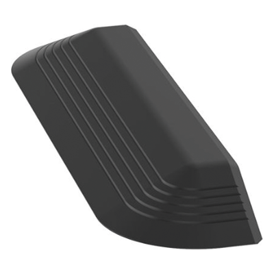 Tapa Final Para Canaleta de Piso AFR4BCBL6, Material PVC Rígido, Color Negro - Imagen 4