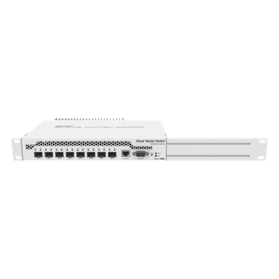 (CRS309-1G-8S+IN) Switch administrable Sistema Operativo Dual, puerto 1G Rj45, 8 puertos 10G SFP+ para Escritorio - Imagen 3