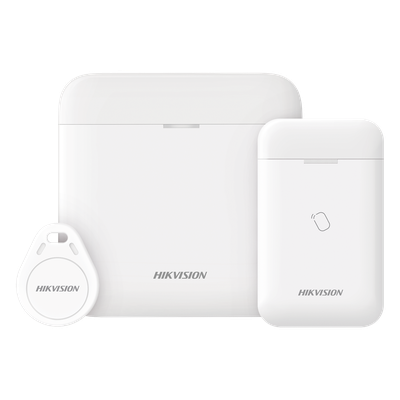   (AX PRO) KIT de Alarma AX PRO con GSM (3G/4G) para RONDINES / Incluye: 1 Hub con bateria de respaldo/ 1 Lector Tag / 1 Tag / Compatible con Hik-Connect P2P