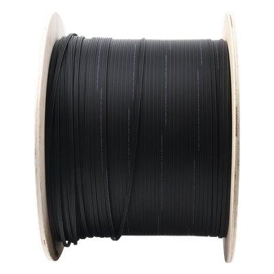 Carrete de 1 km de Fibra Óptica Aérea Mini Figura 8 G.657A2 Tipo Drop, Monomodo de 2 Hilos (Bifibra), Diseñada para Fusionarse, Color Negro, Span 80, (No Soporta Conectores Mecánicos) - Imagen 3