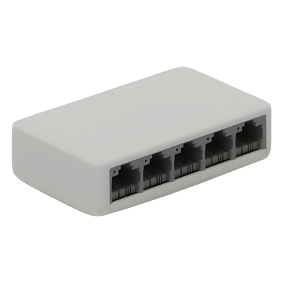 Switch NO Administrable / Para escritorio / 5 puertos 10/100 Mbps / Diseño Compacto / Plug and Play - Imagen 5