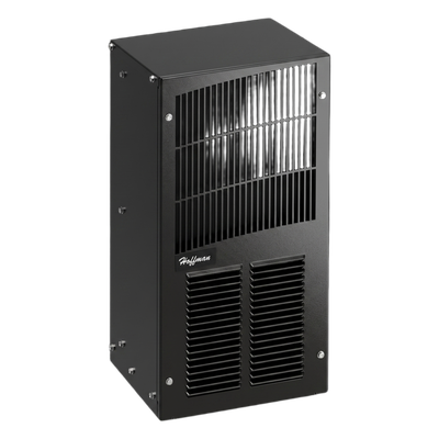Aire Acondicionado Compacto Para Exterior, Uso en Gabinetes de Telecomunicaciones de Grado Industrial, Frío T20, 2000 BTU, 115 Vca, de Acero, Color Negro