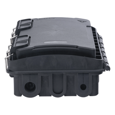 Caja de Distribución de Fibra Óptica, Hasta 96 Empalmes, Exterior IP65, Color Negro - Imagen 6