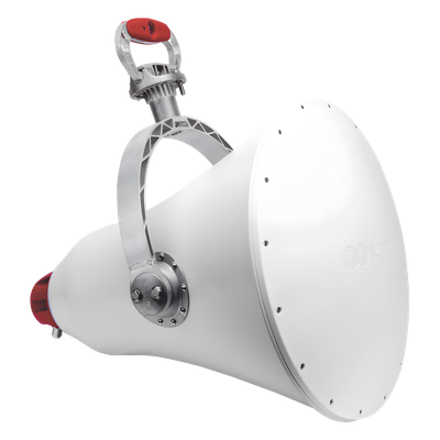 Antena direccional UltraHorn™ Carrier Class Contectorizada 5180-6775 GHz, 24 dBi, ultra rechazo al ruido, altamente direccional sin lóbulos laterales