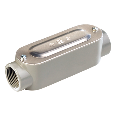 Caja Condulet tipo C de 3/4" (19.05 mm) Incluye tapa y tornillos.