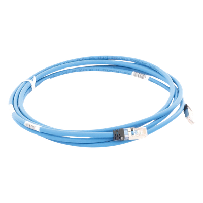 Patch Cord Cat6A, Blindado S/FTP, CM/LS0H, 10 Metros (32.81 Pies), Color Azul - Imagen 3