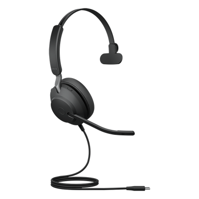 Jabra Evolve 2 40, Auricular mono versión UC con aislamiento de ruido, conexión USB-C y indicador de ocupado (Busylight) (24089-889-899) - Imagen 3