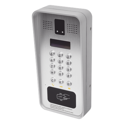 Video portero IP/SIP Con Cámara y pantalla LCD, 2 Relevadores Integrados (entrada y salida), Onvif y lector de tarjetas RFID, puerto WIEGAND (entrada). - Imagen 3