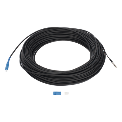 Rollo de Fibra Óptica Drop Redonda G657A2 Monomodo Simplex de 50 Metros (164 Pies) con Conectores SC/UPC-SC/UPC para Instalaciones Aéreas, Subterráneas o a la Intemperie - Imagen 5