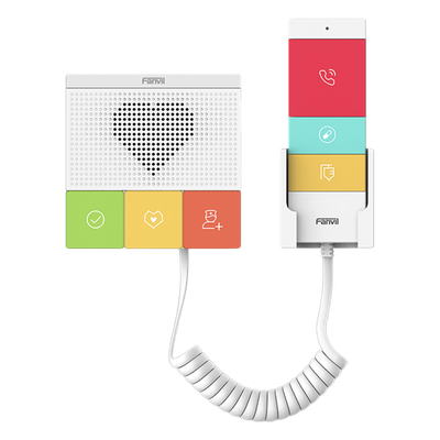 Intercomunicador SIP para Hospital/Asilos, 6 botones, antibacterial, 1 Relevador integrado