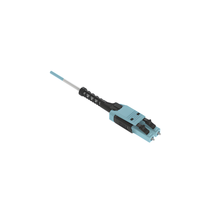 Jumper de Fibra Óptica Multimodo 50/125 OM4, LC-LC Uniboot Duplex, LSZH, Color Aqua, 3 Metros (9.84 Pies) - Imagen 2