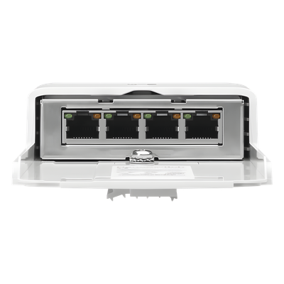Switch PoE 24 V de Paso para Exterior con 4 Puertos Gigabit (1 PoE In, 3 PoE Out) NanoSwitch - Imagen 4