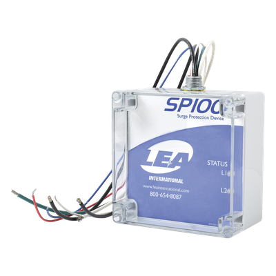 Supresor de Transitorios/Picos Para 120/240 Vac de Fase Partida  de 100 KA de Capacidad Por Fase en Gabinete NEMA 4