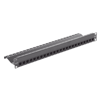 Patch Panel Z-Max de 24 Puertos, Blindado, Precargado con Jacks Categoría 6A, Plano, 1UR - Imagen 6