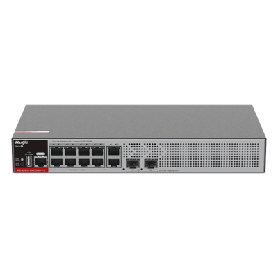 Switch PoE+ Empresarial 125 Watts, Administrable L2+, 8 Puertos PoE Gigabit , 2 Puertos Uplink Gigabit y 2 Puertos Uplink SFP 2.5G - Imagen 3