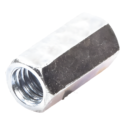 Cople hexagonal roscado cuerda máquina galvanizado d 9.5 mm (3/8")