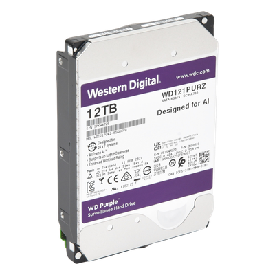 Disco duro WD de 12TB / 7200RPM / Optimizado para Videovigilancia - Imagen 3