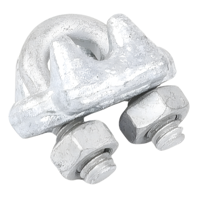 Nudo/ Perro/ Abrazadera Acero Forjado para Cable de 3/16" Galv. Inmersión en Caliente. - Imagen 7