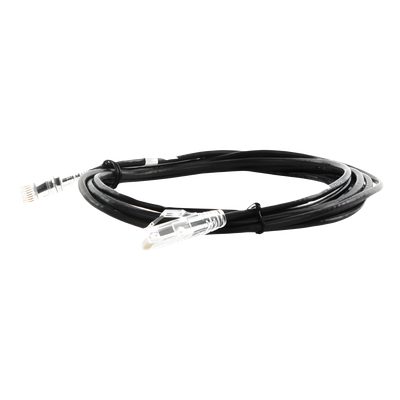 Cable de Parcheo Slim UTP Cat6A - 3 Metros (9.84 Pies) Negro, Diámetro Reducido (28 AWG) - Imagen 4