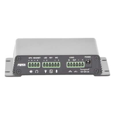 Gateway para Voceo, Paging y Video / Soporte 1 Cámara / Amplificador integrado de hasta 30 W