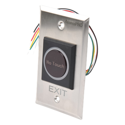 Botón de Salida sin Contacto con Control Remoto / Iluminación LED / Distancia de Detección Touch Ajustable - Imagen 3