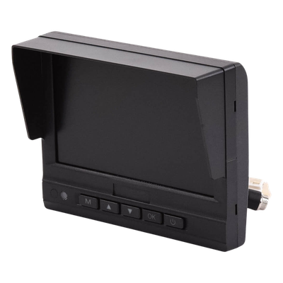 Monitor y Botones de 7" LCD / Compatible con DVR Móvil HIKVISION / Conector Tipo Aviación - Imagen 5