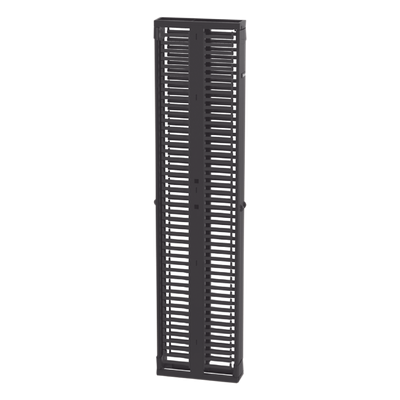 Organizador Vertical PatchRunner™, Doble (Frontal y Posterior), Para Rack Abierto de 45 Unidades, 6in de Ancho, Color Negro - Imagen 5