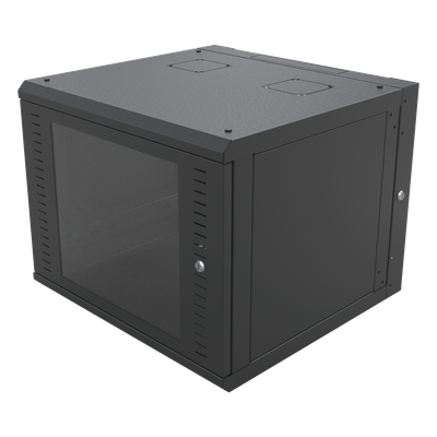 Gabinete Abatible de Pared (Con Marco Trasero) con Rack 19" de 12 Unidades. Ventana de Cristal Templado. - Imagen 6