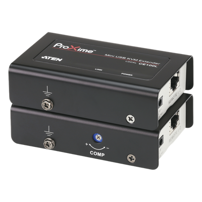 Extensor KVM USB | Acceso remoto PC | Hasta 100 m Cat5e | 1920x1200 | Protección ESD | Ajuste deskew