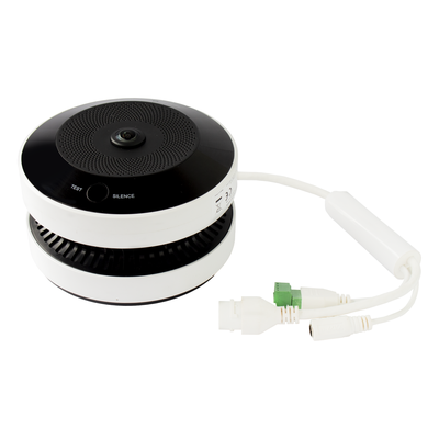 (HikFire) Mini Fisheye IP 4 Megapixel con Detector de Humo Puntual / Autónomo / Entrada y Salida de Alarma / 15 mts IR / PoE / WDR 120 dB / Alarma de 85 dB / MicroSD 128GB / Compatible con Hik-Connect - Imagen 6